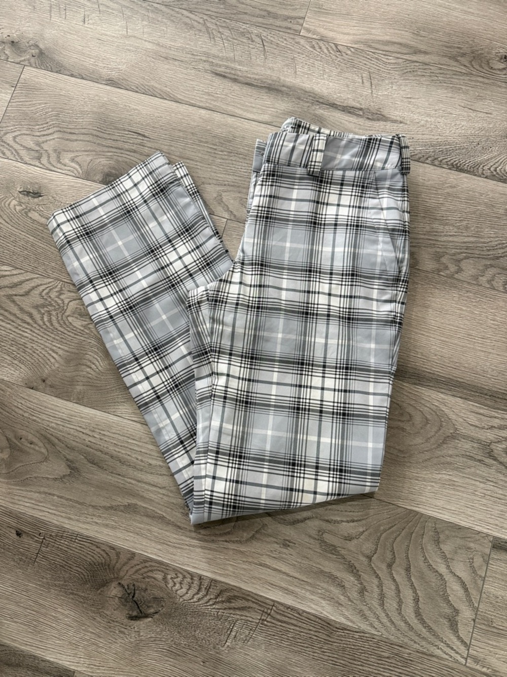 Nike Plaid Tour Performance Golf Pants Dri-Fit SZ 4